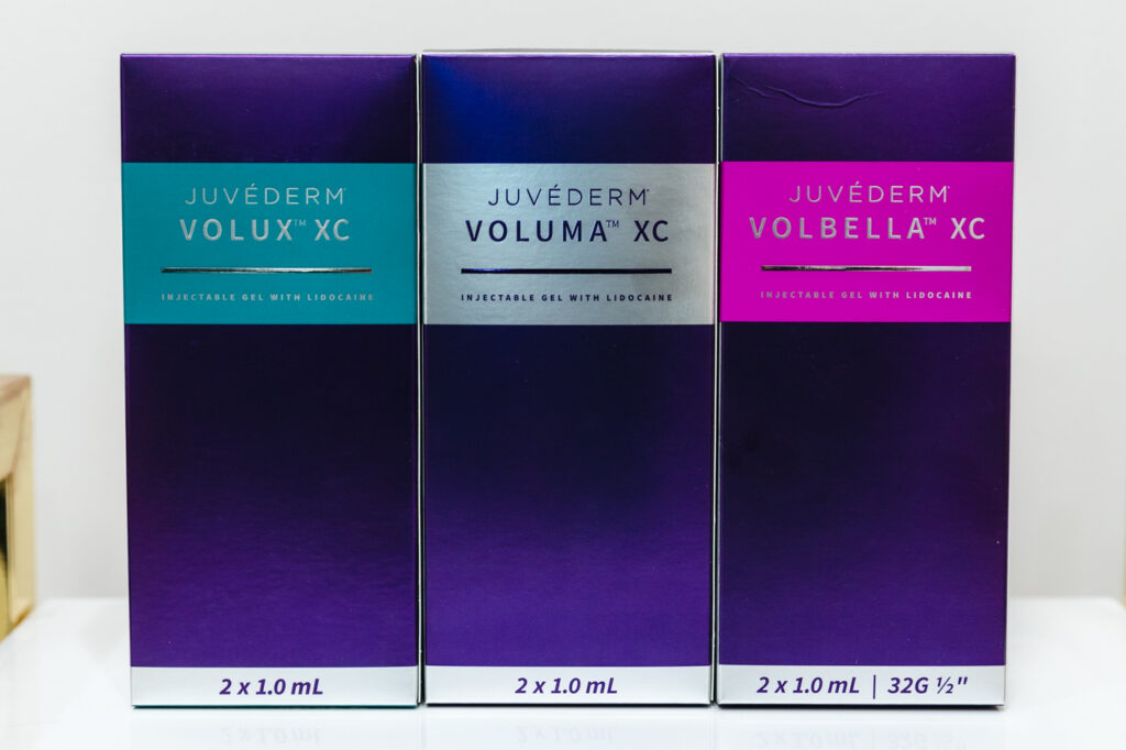 An array of products from our range of Juvederm in Ann Arbor.